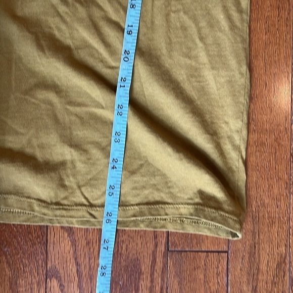 J.Jill | Floral Embroidered Flowy Yellow Gold Ruffle Collar Tee Medium Boho - Picture 10 of 10